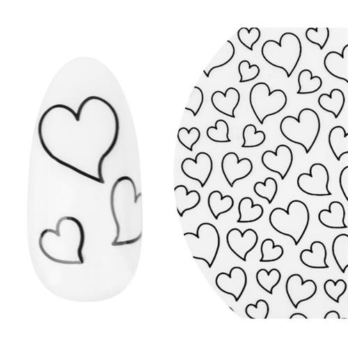 Hjerte Nail Stickers 4