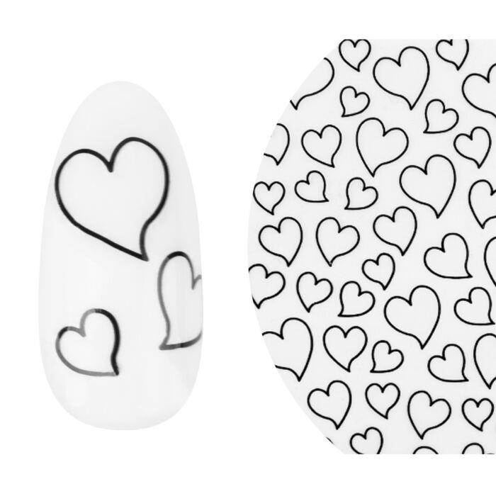 Hjerte Nail Stickers 4